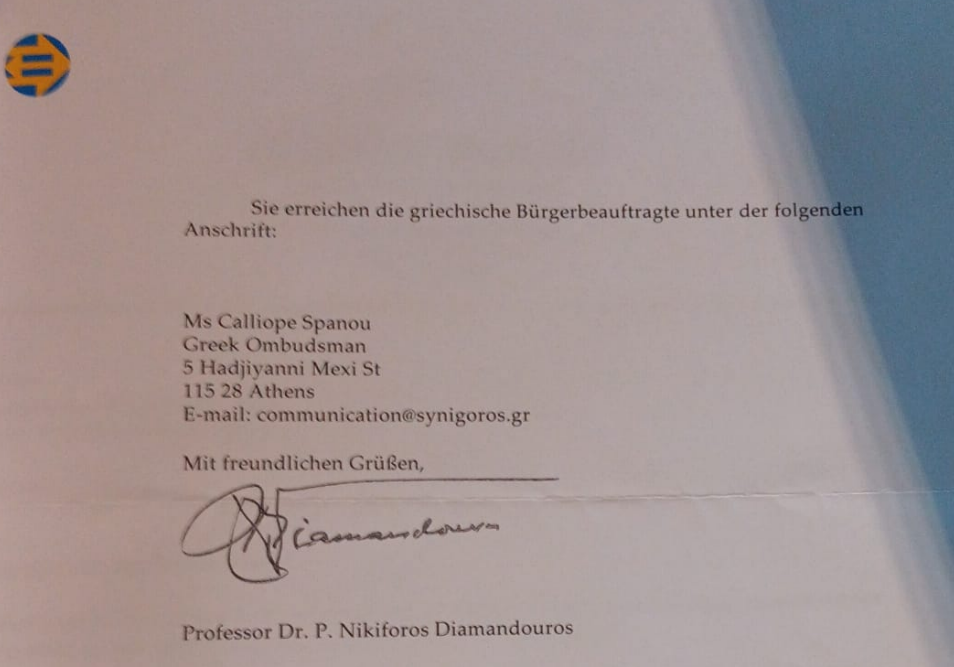 Antwortschreiben Europäischer Bürgerbeauftragter, S. 3